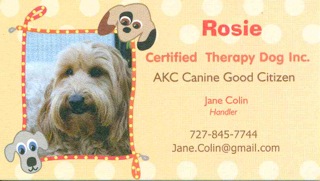 Rosie's Business Card
